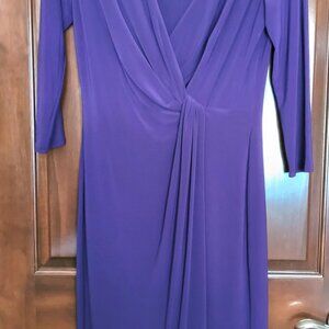 Ralph Lauren purple knit dress size 6